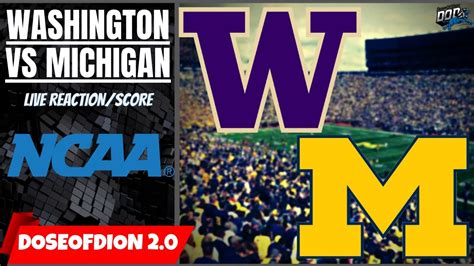 michigan vs washington 2024 for free